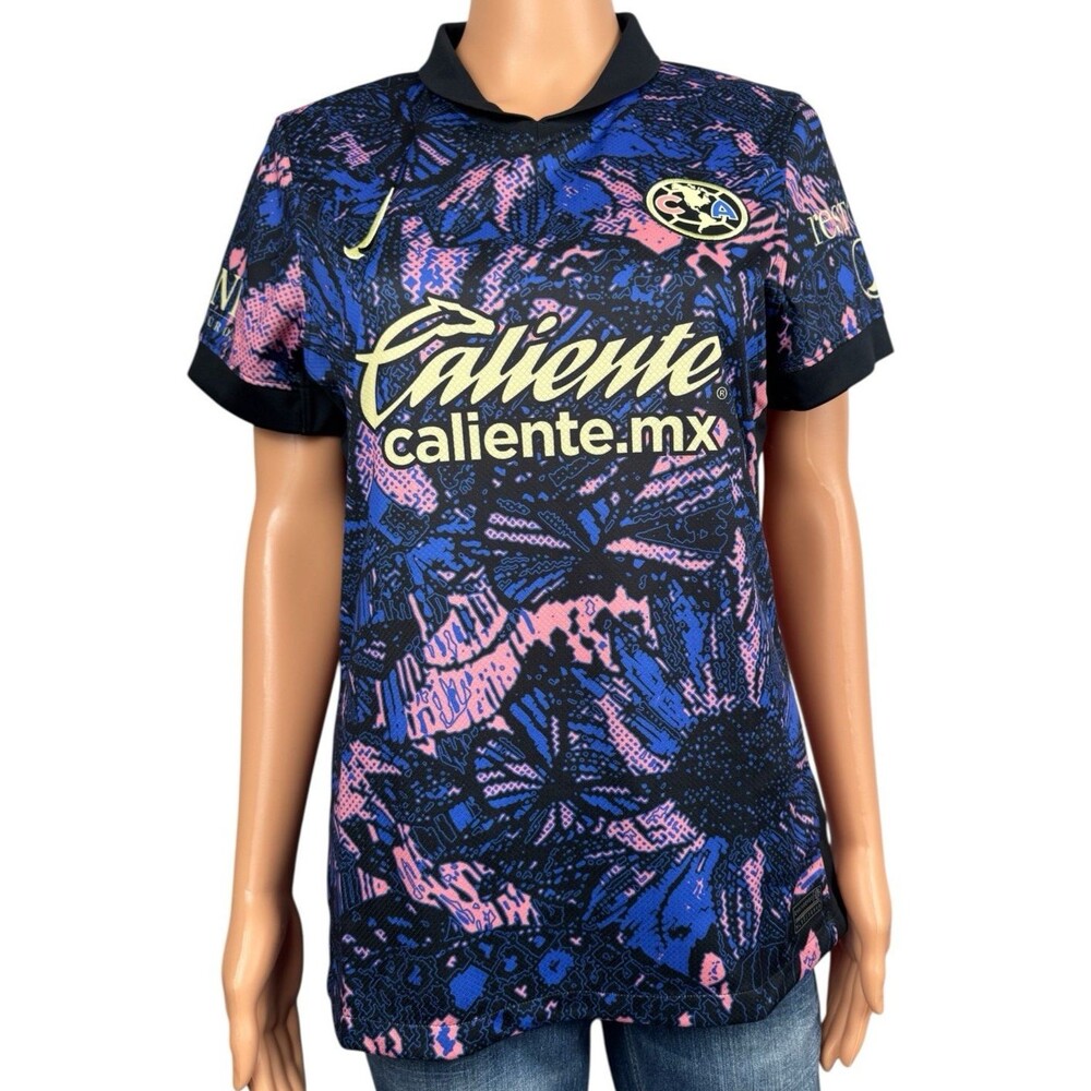 America Nike Soccer Jersey Womens Medium Mexico Caliente Corona Dri-FIT Shirt
